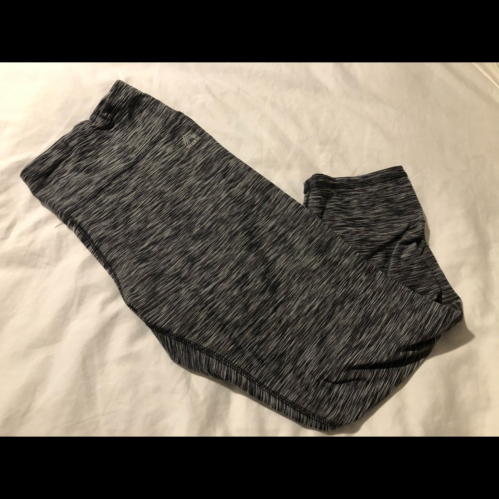 Grey black workout pants